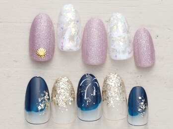 ネイル ミックス 町田店(Nail Mix)の写真/【☆新規オフ無料☆プチトレンドコース(60分)￥4990】トレンドを取り入れたデザイン多数♪(新作8/1～)/町田