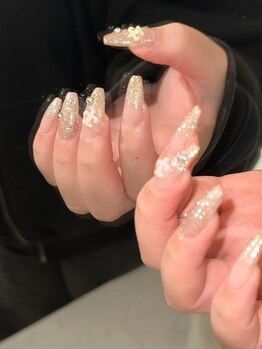 ベリール 南平岸店(Be'Leel)/フラッシュネイル+パーツ