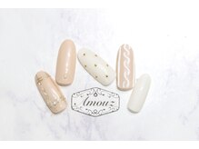 アモウズ(Amouz)/定額【テーマ:ニットネイル】4