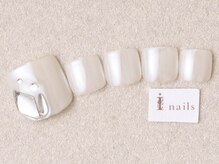 アイネイルズ 三宮店(I nails)/上品オーロラストーンフット