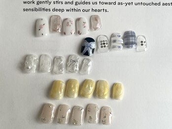 クルネ(QULNE)/ガーリーネイル 淡色ネイル