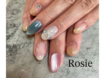 ロージィ(Rosie)/リボンネイル