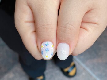 小花ネイル