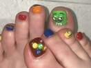 foot nails chocolate