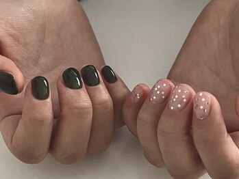 アノヴァ 明治神宮前 表参道(ANOVA)/定額シンプル 星ネイル 冬ネイル