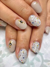 ツイードネイル