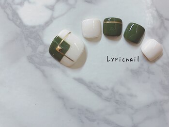 リリックネイル 本八幡店(LyricNail)/ブロッキングフットネイル◆