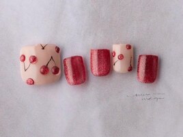 チェリーレッドネイル