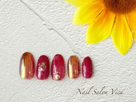 夏のクリアレッド