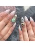 ★ フレンチ／カラーグラデーション＋10本長さだし　￥11300～