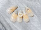 様々色でのチーク定額ネイル