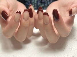 【ベース有】フレンチネイル
