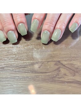 プリュネ(Prune)/グリーン/ちゅるん/艶