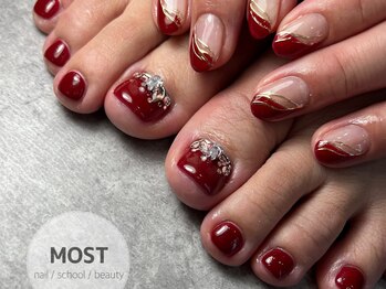モストネイル 五日市店(MOST nail)/ハンド・フットボルドーネイル