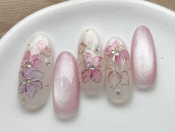お花ネイル/定額8000円