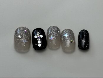 ネイルメゾン 天神店(NAIL MAISON)/ラメダイヤキラキラ¥9000