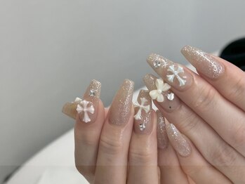 グレイス(GRACE)の写真/《自爪を傷めないフィルイン施術/パラジェル導入》お好きなアートデザイン可能♪持ち込みOK◎