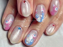 ミュリゼ(Murise)/【万博ネイル×淡めカラー】