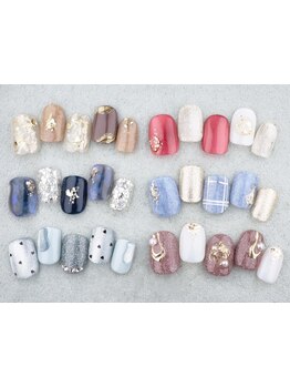 ショートネイルデザインが豊富