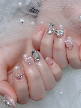 自爪アートやり＋パーツつけ放題