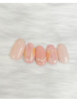 春のオフィスネイルに