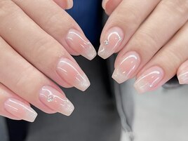 王道チークネイル