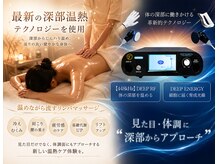 テラ(TERRA)の雰囲気（日本製の最先端ラジオ波で深部を温め、ハンドでリンパを流します）