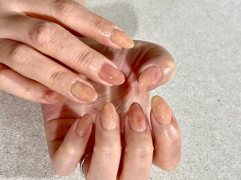 ルティア 札幌(lu a tear)の写真/【シンプルでも印象的に】"長さだし"対応OK！トップネイリストの丁寧な施術に感動☆オフィス系デザインも◎