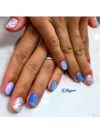 縦グラデーションネイル