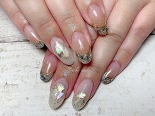 トゥーシェネイルズ(Touche'nails)/ガラスフレンチ