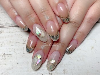 トゥーシェネイルズ(Touche'nails)/ガラスフレンチ