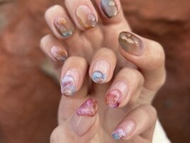 ニュアンスカラフルネイル