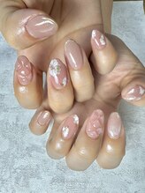 フラワーズネイル(flowers nail)/オトナ/ガーリー