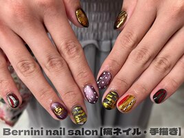 秋葉原ネイル/手描きネイル/銀座