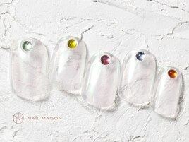ミラーカラフルストーン￥8050