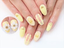 ネイルコレクション ベビーピンク(Baby Pink)/ジェル定額￥9990★３Ｄフラワー