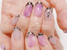 リル(RIRU)/マーブル×ガラスフレンチ