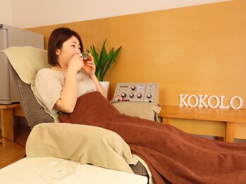 ココロ 都立大学/施術後は黒豆茶をどうぞ♪