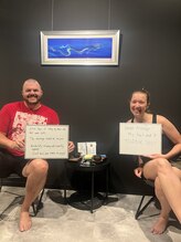 龍水ヘッドリラクゼーション/アメリカから観光で熊本へ