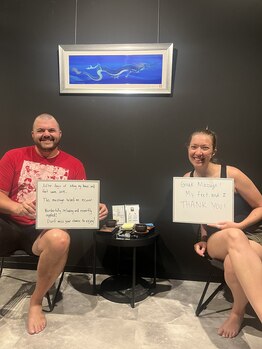 龍水ヘッドリラクゼーション/アメリカから観光で熊本へ