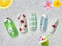 ネイルサロン ロゼプリュムの雰囲気（夏限定ネイルが旬！手描き、3Dアートのクリームソーダネイル人気）