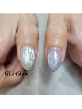 グラムスラム 福島店(GLAMSLAM)/花火ネイル♪