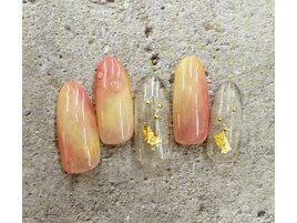 NEW★桃ネイル