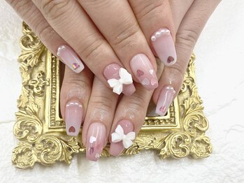 ネイルサロン トゥービー 御徒町上野(To Be)/パーツ付け放題コース8990円