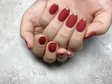 アーリーネイルズウィズアイラッシュ チャチャ小倉店(Early Nails With eyelash)/ミラーフレンチネイル