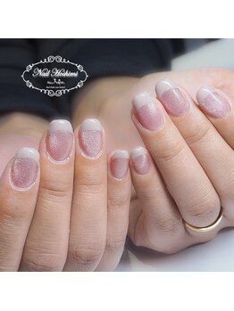 ジュジュ(Juju)/マグネットにグレージュフレンチ