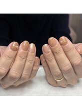 リミズネイルビューティー 名駅店(RimisNailxbeauty)/控えめクリスマスネイル