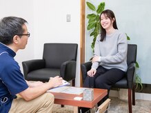 しっかりしたカウンセリング原因となる部位を見つけていきます