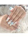 ふわふわレースネイル☆