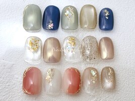 定額デザイン/大人上品/秋